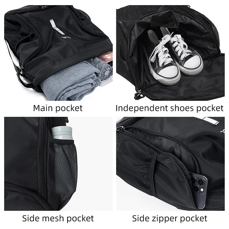 Women Drawstring Backpack Multifunctional Leisure Daybags Portable Travel Bag Korean Style Waterproof Pack Lightweight Schoolbag