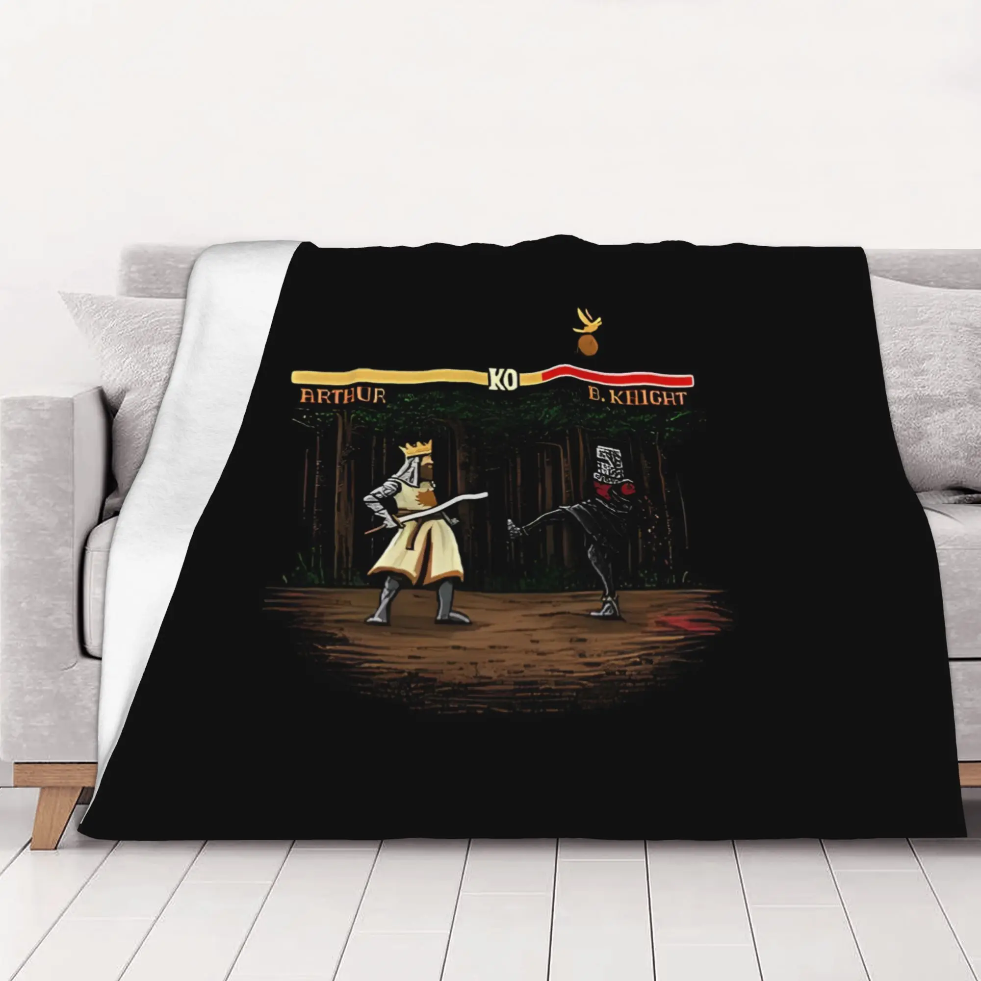1PC Epic Fight Monty Python and the Holy Grail home room decorations Winter Blankets for Adults Bedding Home Interior Sofa Knee