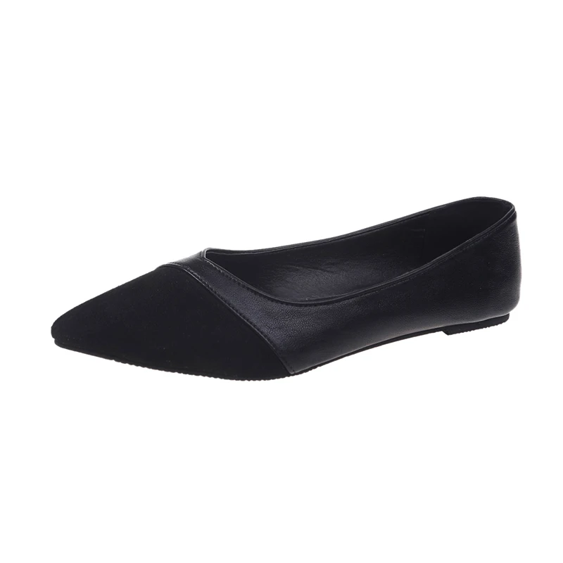 Damen-Slipper mit spitzer Zehenpartie und Flachsohle zum Hineinschlüpfen – Detail 11