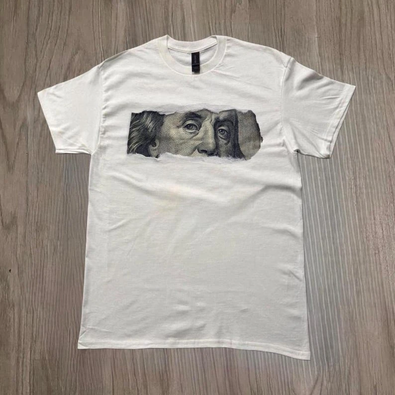 Money Eyes Graphic T Shirt Vintage Loose Oversized Unisex T-shirt Trendy Cotton Harajuku high quality Comfortable hot product