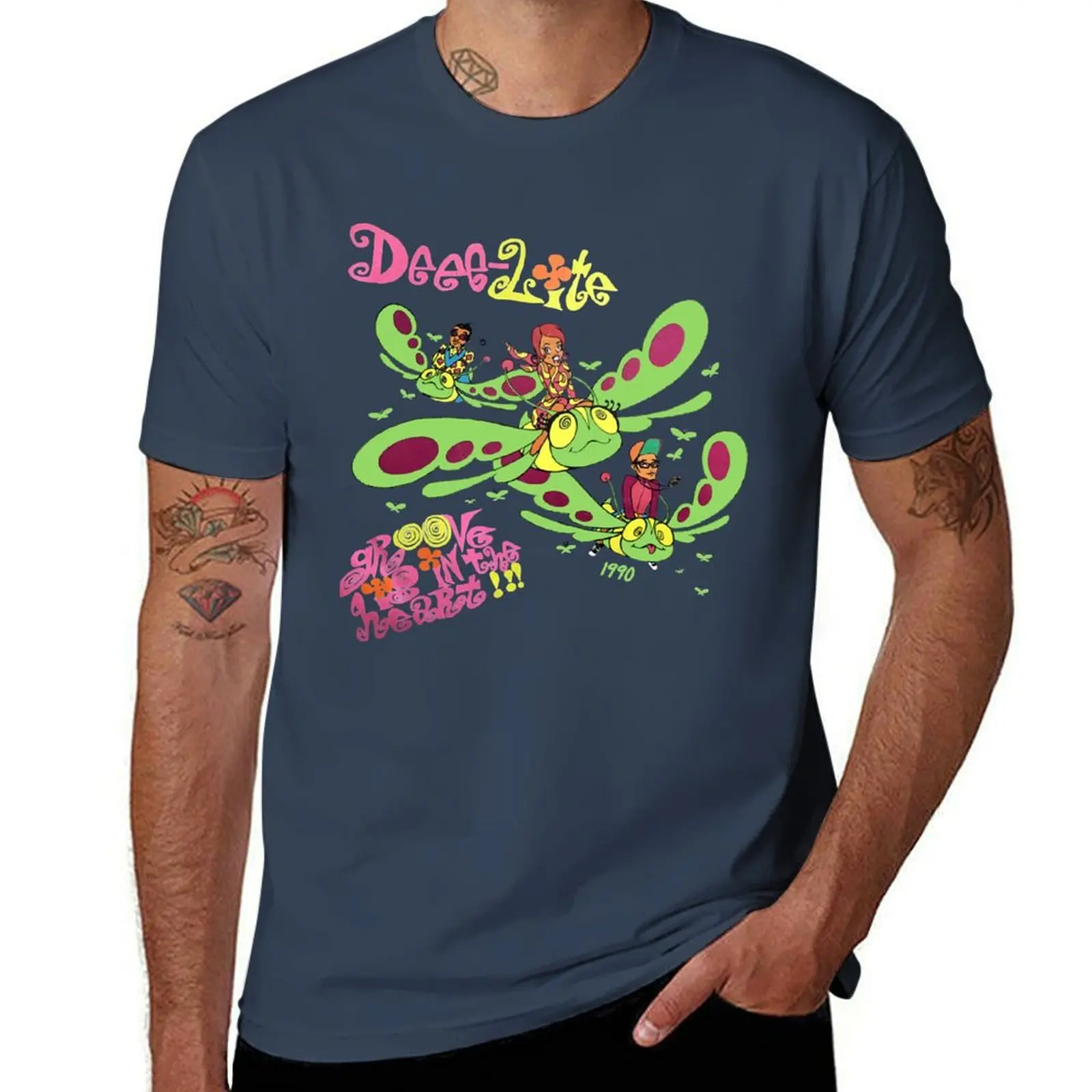 Camiseta Deee Lite - Edición Groove, Camiseta con Protección Solar para Exteriores