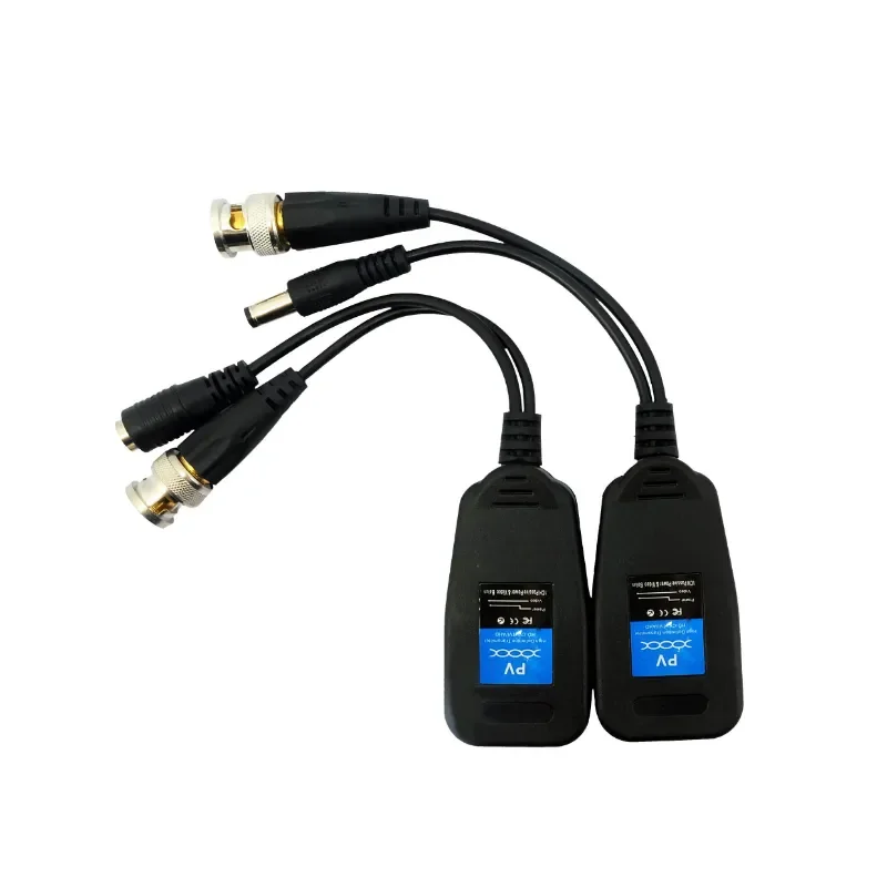 1ch Passieve HD-CVI/Tvi/Ahd Power En Video Balun Cctv Camera Video Balun Met Power Connector