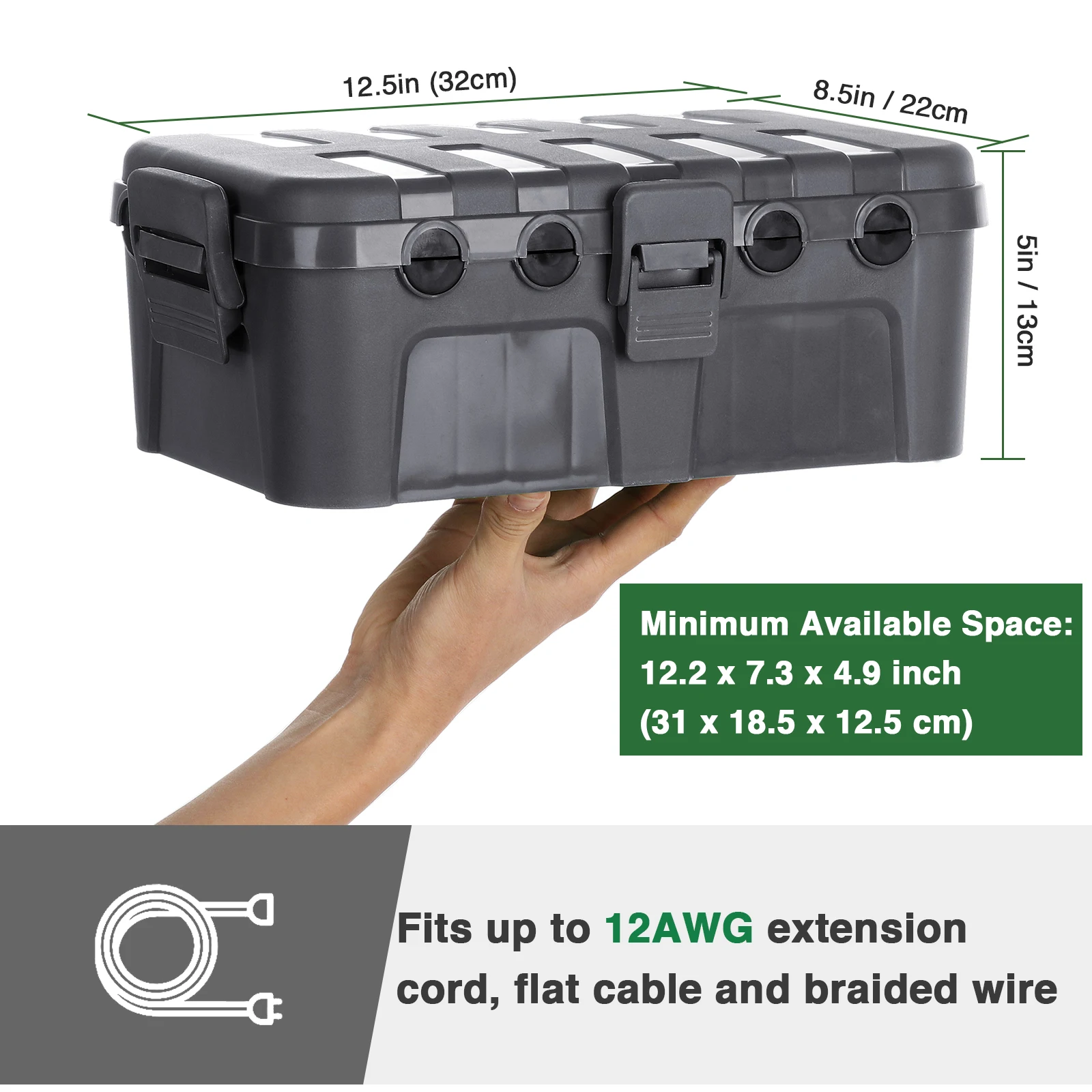 Duże, wodoodporne osłony kablo – Outdoor Lighting Cable recenzja i cena