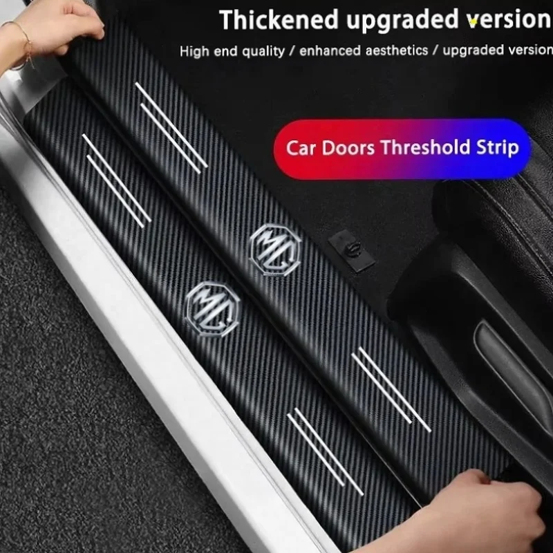 Door Scuff Plate Door Entry Guard Door Threshold Strip For MG ZS MG4 EV MG HS MG3 MG5 EV Marvel R MG ONE MG6 MG ZS EV
