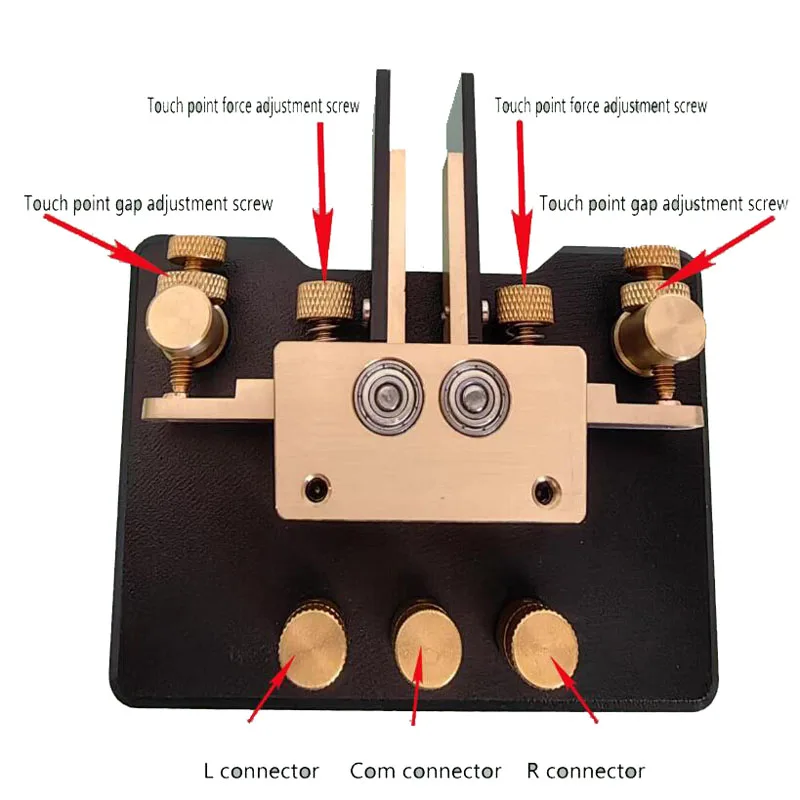 MK-03 Automatic CW key Amateur radio Brass paddle shortwave radio Morse key