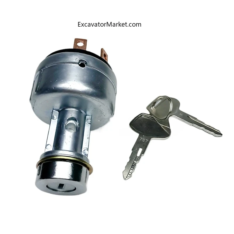 Excavator specific PC60/120/200/350-3/5/6-7-8 electric door lock key start ignition switch excavator accessories