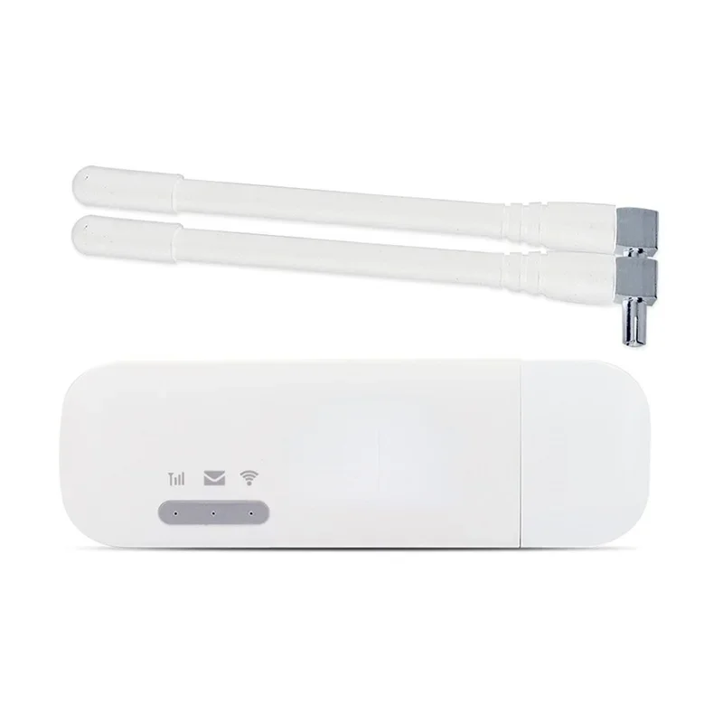 B-M E8372 4G USB WIFI Dongle E8372H-153 Router 4G Sim Card Wireless Router 150Mbps External Antenna Port with 2 Antenna