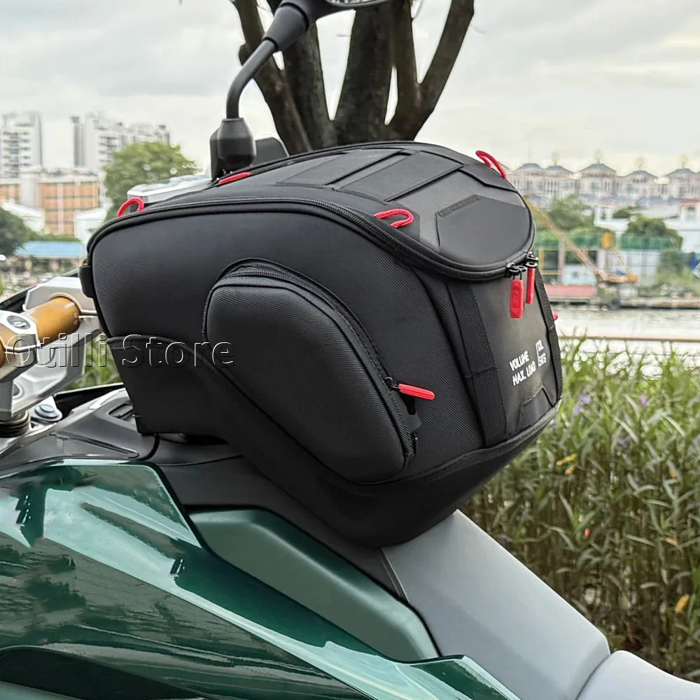 12L Tool Backpack Portable Black Motorcycle For BMW R1300GS GS1300 R 1300GS R 1300 GS 2023 2024 2025 Waterproof Fuel Tank Bag