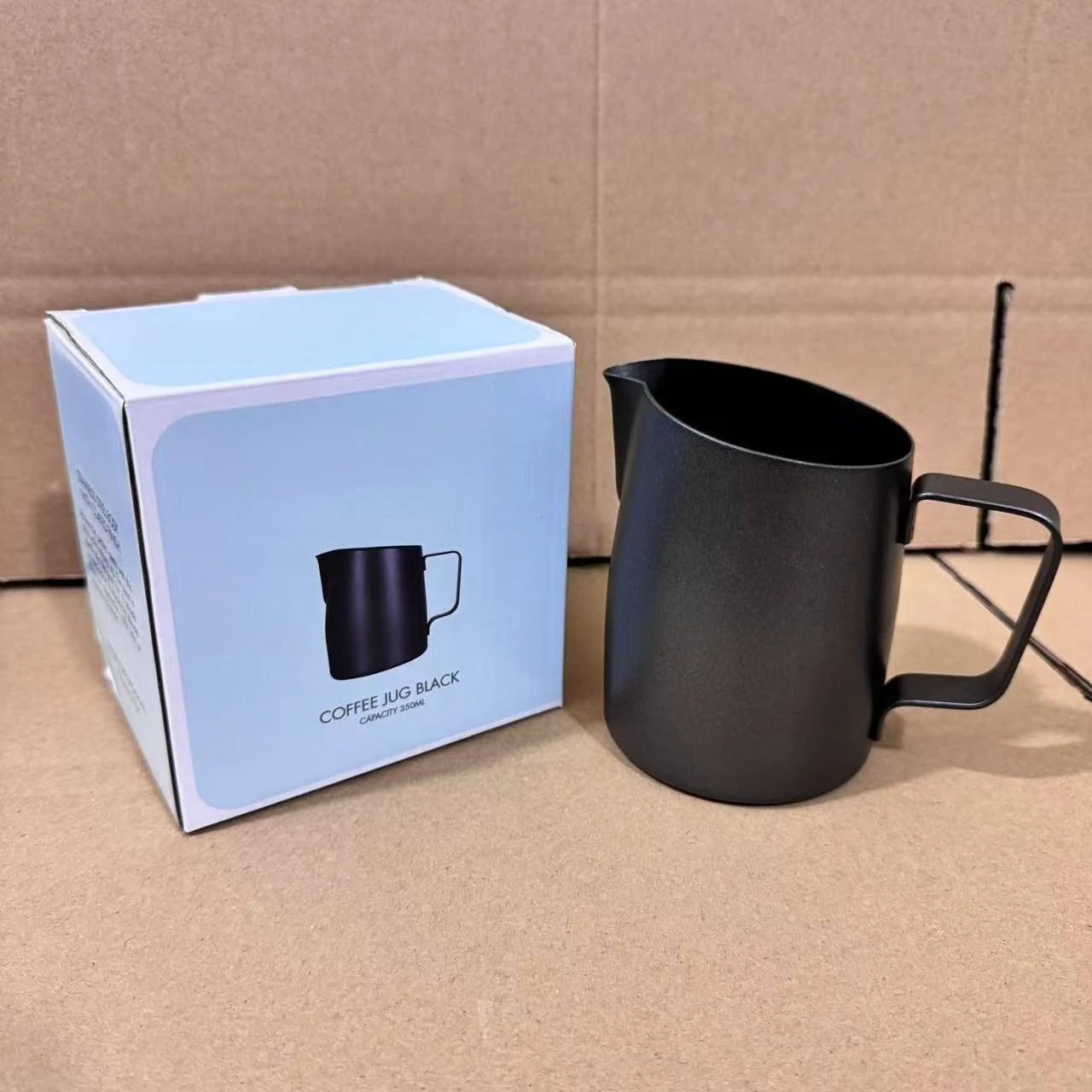 Professional coffee latte cup, milk cup 350ml stainless steel