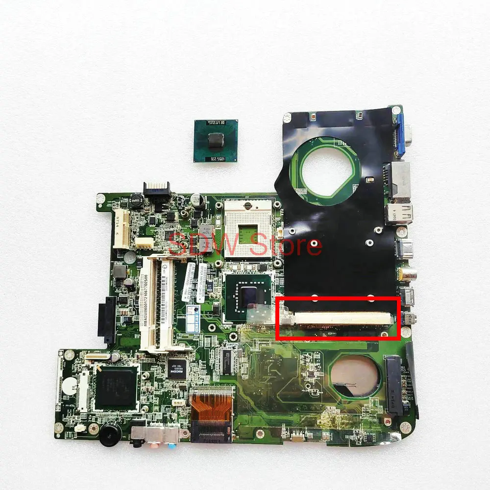 For Acer aspire 5920G Laptop Motherboard MBAGW06002 DA0ZD1MB6F0 Mainboard MBAGW06001 PM965 DDR2 Free cpu