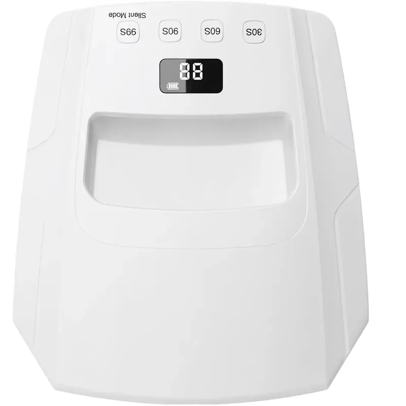 LCD Touch Display 128W Plug-in Curing Unit, UV LED 45 Beads, Compatible for Gel Coatings