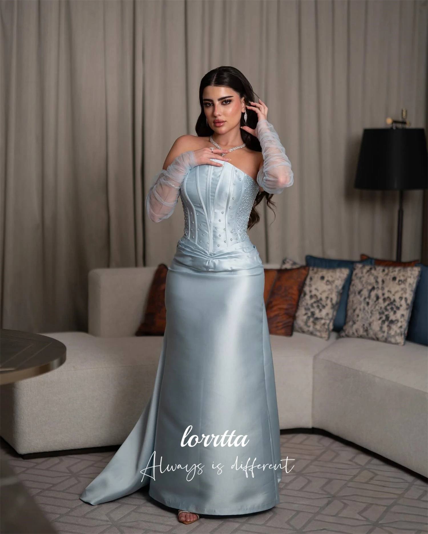 Loretta Maßgeschneidertes Ballkleid, Geburtstagskleid, Damen, sexy Hochzeitsgastkleider, edle Meerjungfrau-Sommerkleider, elegantes Partykleid