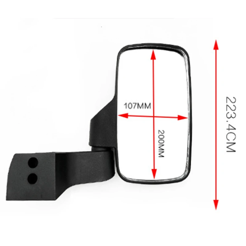 جديد جميع التضاريس مركبة Utv مرايا الرؤية الخلفية ل بولاريس رينجر عكس مرآة الجانب مرآة الشاطئ على الطرق الوعرة مركبة