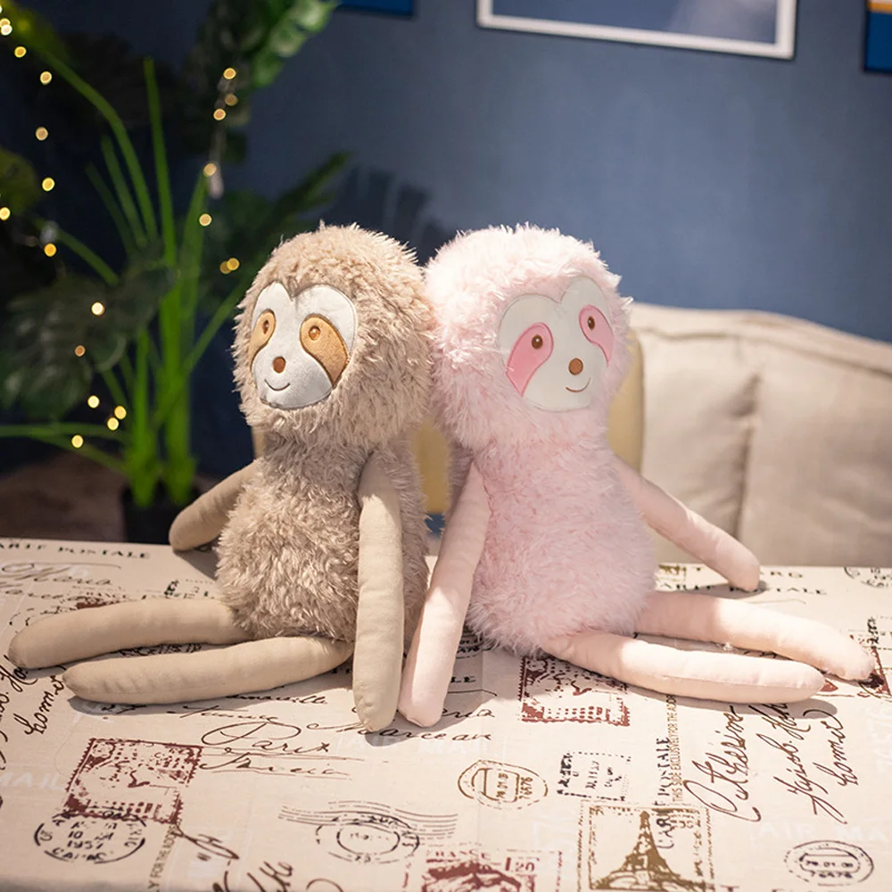 Cute Animal Sloth Plush Toys Cartoon Bradypod Plushie Soft Stuffed Dolls Birthday Xmas Gifts for Girls Room Decoration