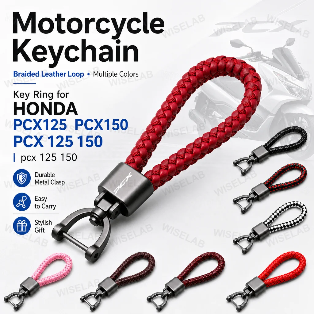 High-Grade Keychain for Men Women Rotatable Key Chain For HONDA PCX125 PCX150 PCX 125 150 pcx 125 150
