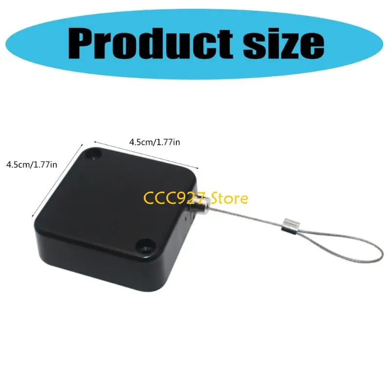 B03F Pack of 4 Retractable Remote Control cwith Adjustable Leashes for TV