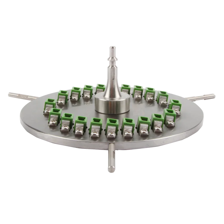Neofibo LC-APC-20SK 20 Konektor LC Pemegang Pemegang Jig untuk Konektor Kabel Patch Perlengkapan Pemoles Serat Optik