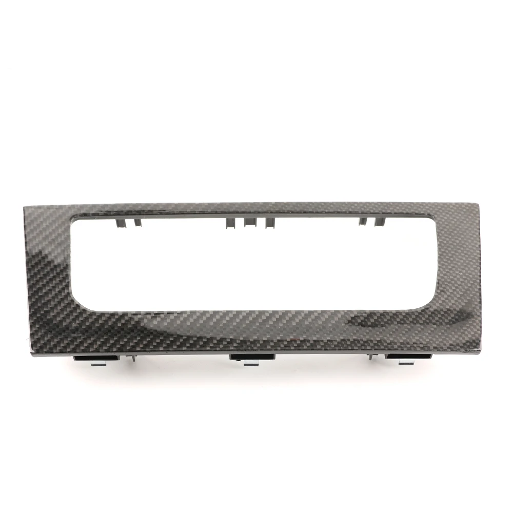 Car Interior Decorative Carbon Fibre Frame Automatic Air Conditioning Outlet Panel For VW Golf 7 7.5 MK7