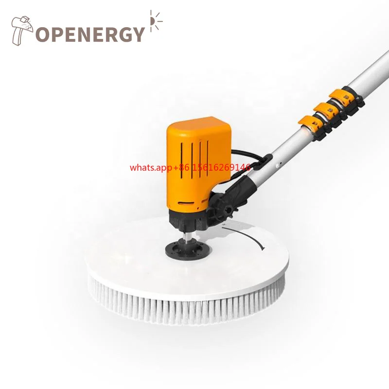 

32cm Electric Rotating Round Disc Head Brush Solar Panel Cleaning Machine Accessories with Cleaning Brush Function