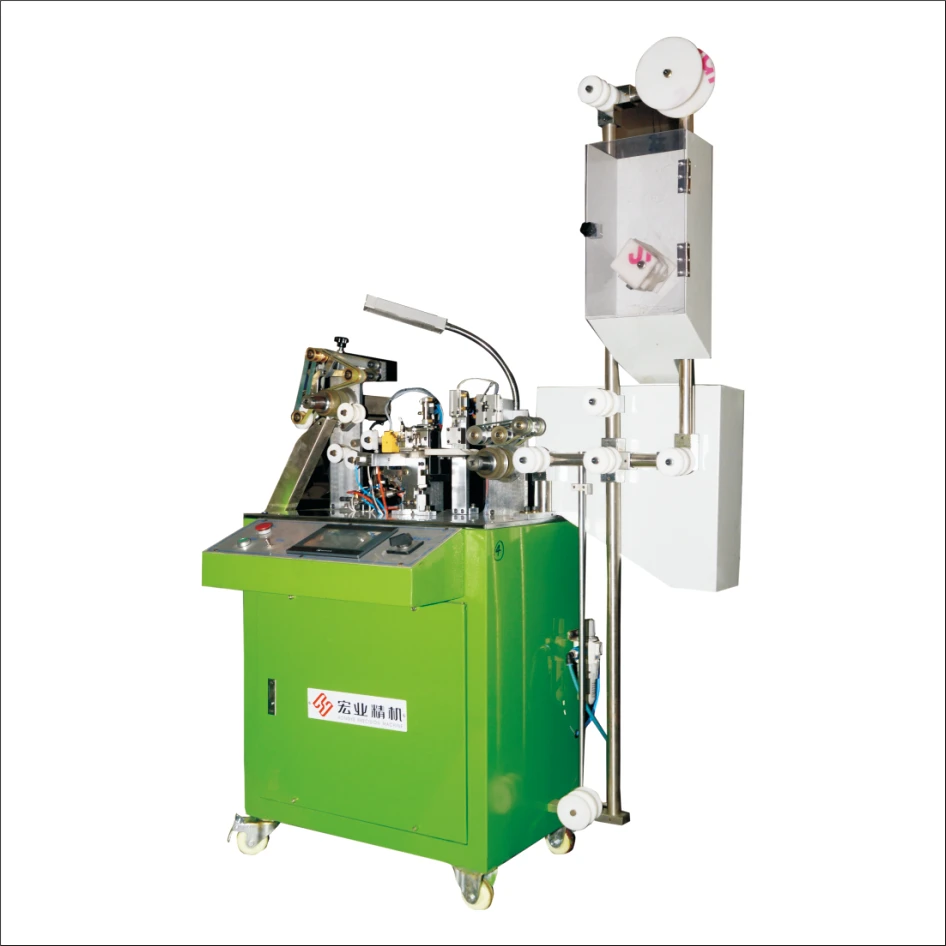 Efficient Open-End Automatic Zipper Combining Machine with Motor Core Component for Zipper Making Machinery