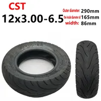 12 inch 12x3.00-6.5 vacuum tire for electric vehicle outer tire, scooter balance car inflatable tire, CST tire