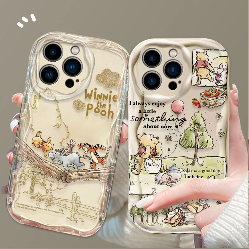 Funda de teléfono Comics Winnie The Pooh para iPhone 17 Air 16 15 14 Plus 13 12 11 Pro Max X XS XR SE 2020 7 8 funda trasera de silicona suave