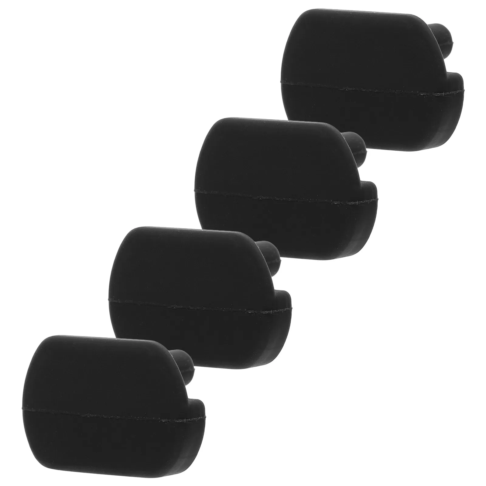 4Pcs Air Fryer Tray Feet Bumpers Silicone Protective ABS Covers Replacement Accessories Protect Basket from Scratches