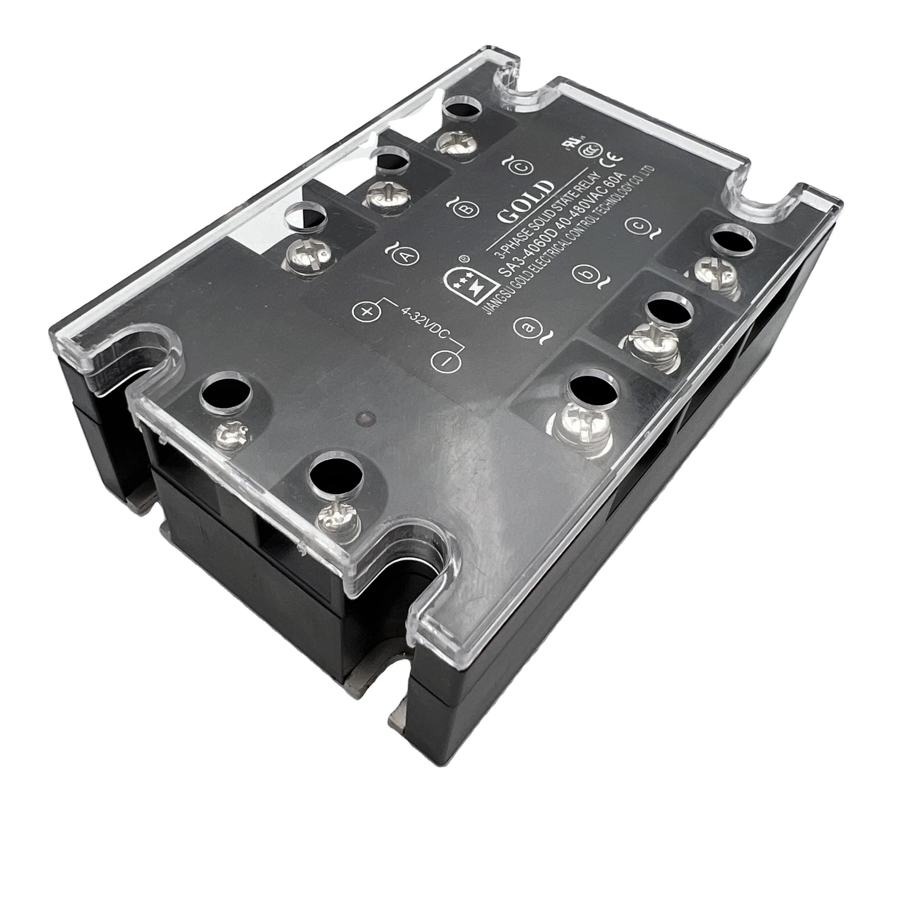 3SSR input 4-32VDC output 40-480vac 10-80a three-phase 3-phase Ssr solid state relay