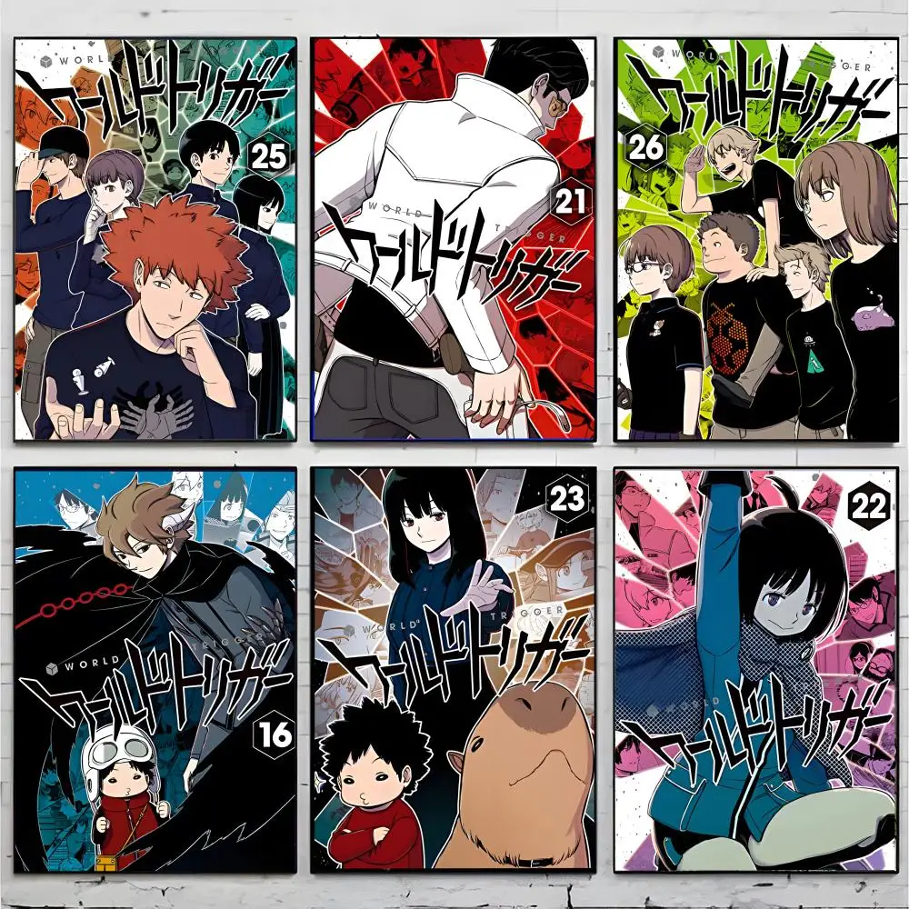 manga shonen World Trigger Poster Premium Decor Art & Gift for Household Lounge Home Ornaments