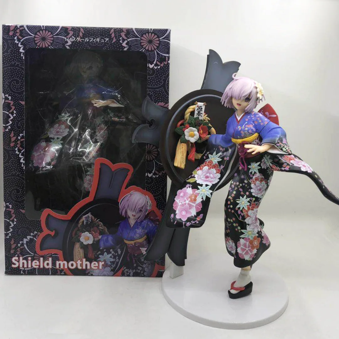 

Anime Fate/ Grand Order Matthew Kyrielite Shield New Year Kimono Version Pvc Action Figure Collection Model 25cm Toy