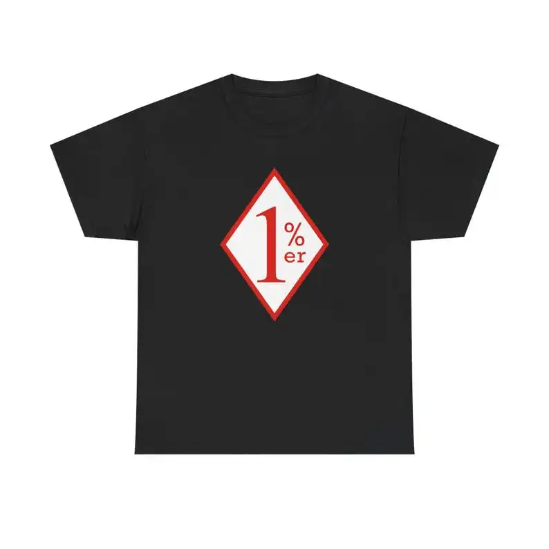 Red and White Outlaw Biker Unisex Tee, Badass Biker Shirt, Motorcyclist Gift, Rebel Motorcycle Clothing, Cool Biker Tee