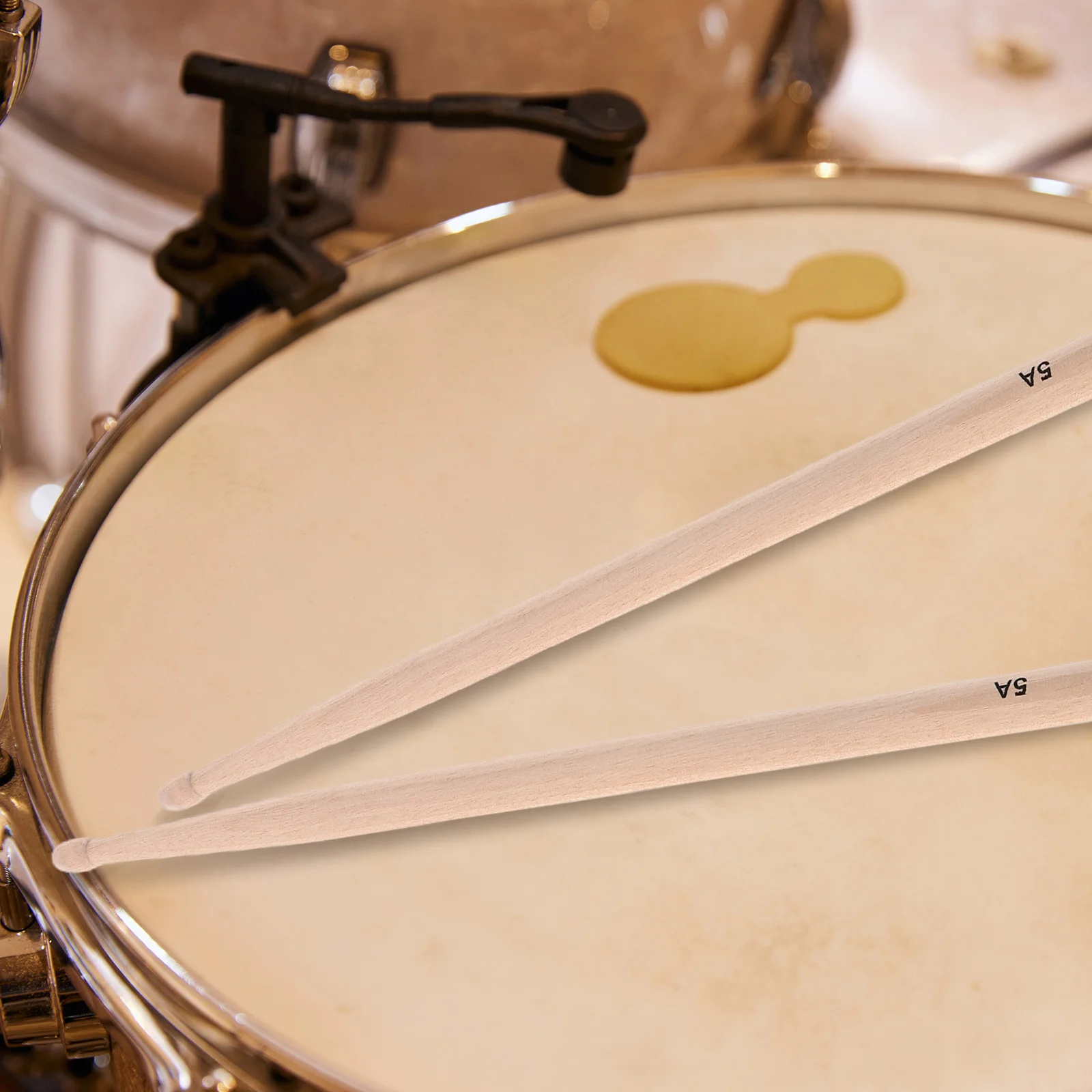 3 أزواج من أعواد الطبل الخشبية 5A لمجموعة طبول طبلات الجاز زحف كمين مثالية لممارسة تسجيل الأداء وقبضة مريحة