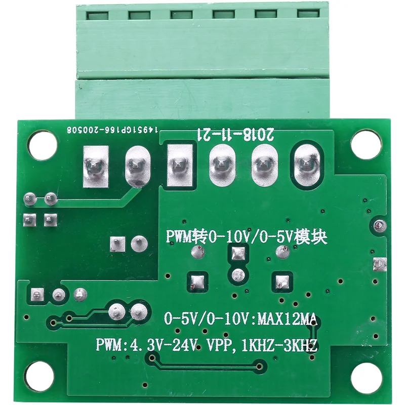 2X 0-5V/ 0-10V To 0-100% Analog Input Voltage To PWM Signal Converter Module PLC AD