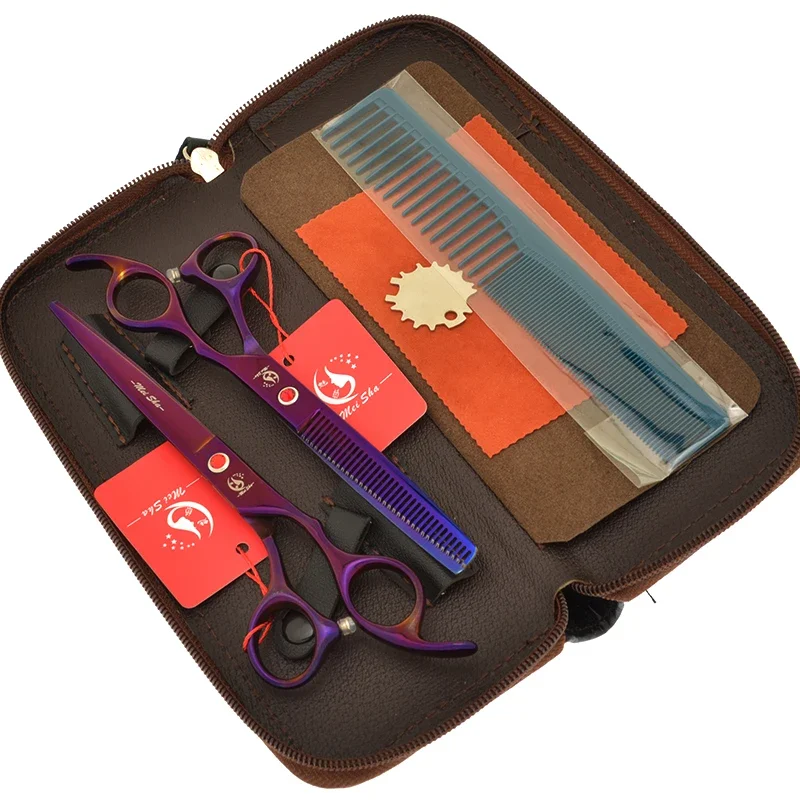 

7.0 Inch Professional Hairdressing Cutting Scissors Stainless Steel 6.5" Hair Thinning Shears Salon Barber Haircut Shears A0134A