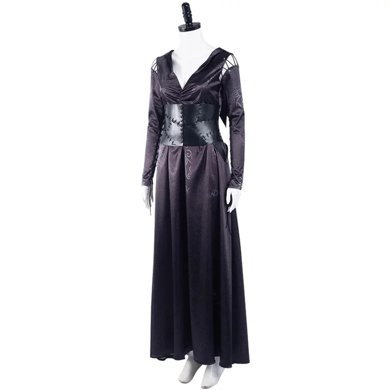 Bellatrix Lestrange Cosplay Suit Dress Outsets Halloween Carnival Suit NSD24