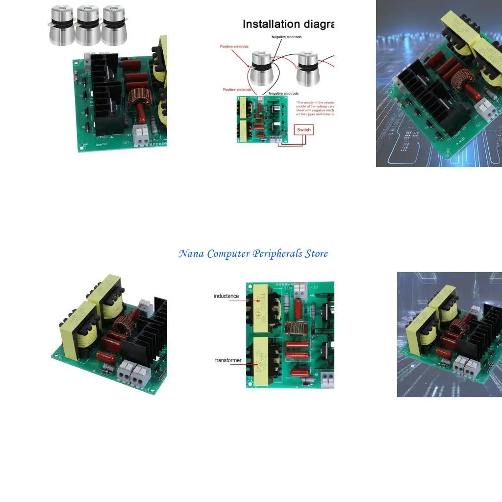 

F68C Efficient 40KHz Ultrasonic Cleaning PCB Driver Board for Vehicle Washer