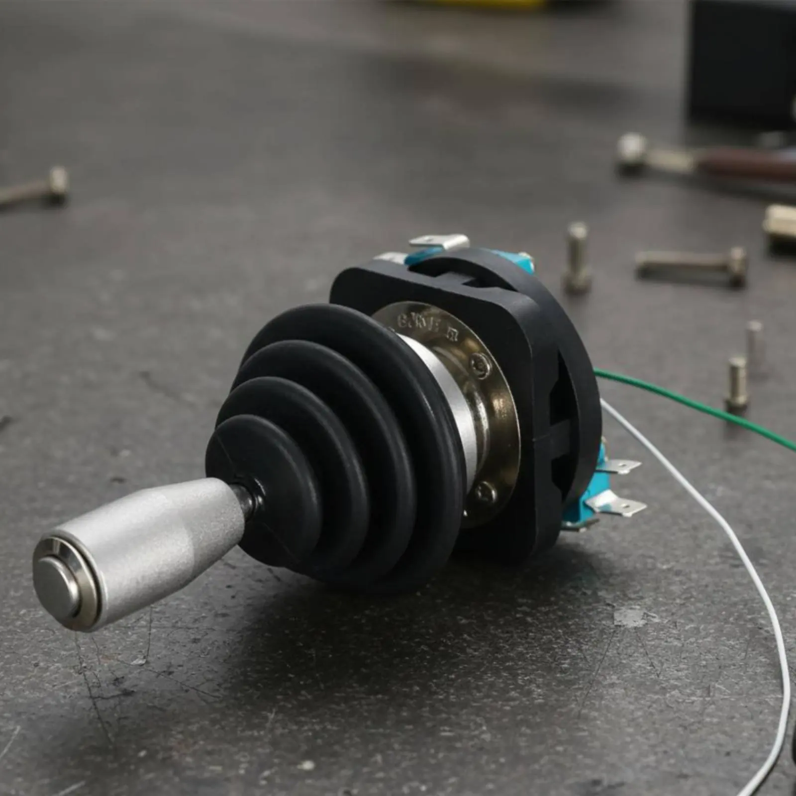 4NO Professional-Grade Joystick Oil Resistant 4 Position Momentary Joystick Controller Coil Reset Control Stick Easy