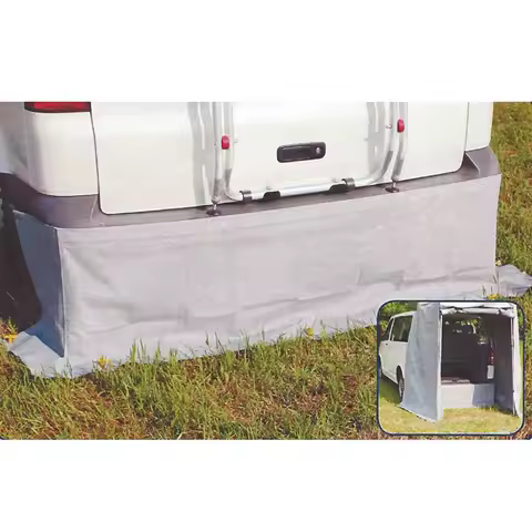 For Rear Door Tailgate Caravan Rv Tailgate Bottom Fence Kits For VW T5 T6 Campervan Rear Skirting Wind Break SWB Draught Skirt
