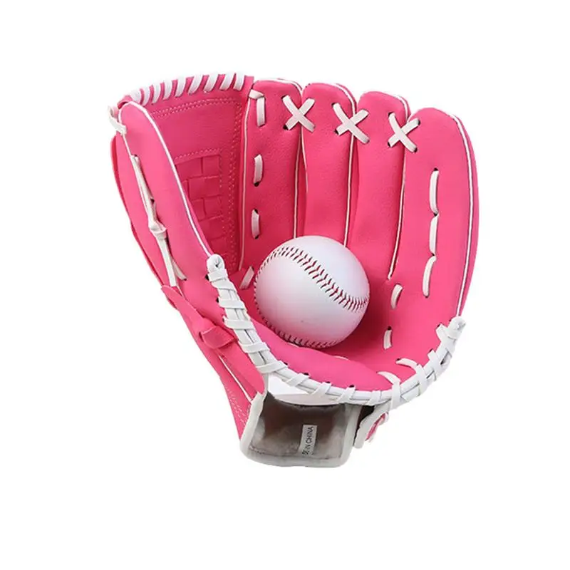

Outdoor Sport Baseball Glove PU Leather Batting Gloves Softball Practice Equipment Baseball Training Competition Glove For Kids