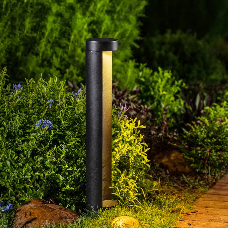 Waterproof IP65 LED Lawn Light AC85~265V Simple Aluminum Street lamp For Garden Path Landscape Villa Courtyard Villa Decorate