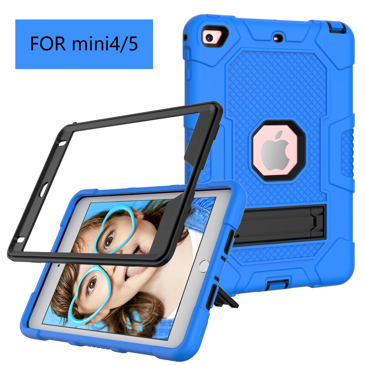 Case for iPad 10th Fundas mini 7 ipad 9.7inch 10.2inch air 4 5 10.9inch pro11(2018-2022) 12.9inch Tablet Cover Kids Shockproof 