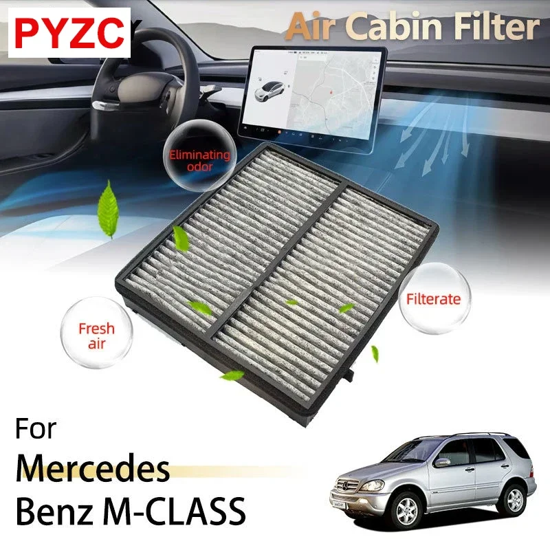 Car Air Cabin Filter For Mercedes  Benz M W163 ML230 ML270 ML320 ML350 ML400 ML430 ML500 ML55 1998 - 2005 Accessories 1638350247