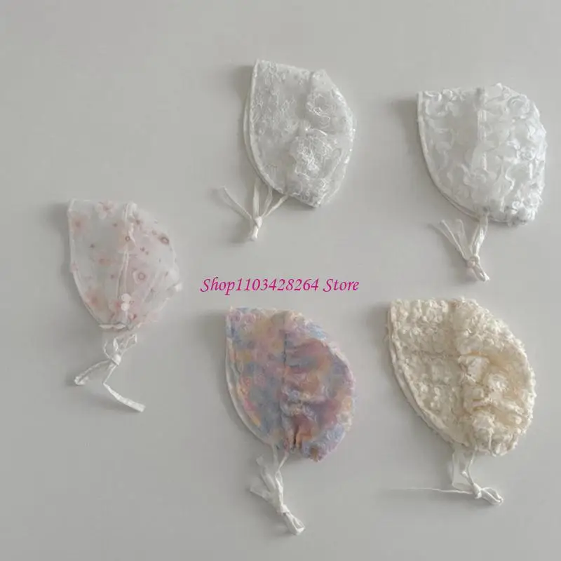 قبعة صيفية للأطفال، قبعات جنينية ناعمة ومسامية للرضع، قبعات بونيه ذات حواف كبيرة