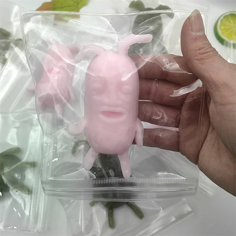Jouet à presser en silicone drôle pour enfants et adultes |   Jouet Squishy Fidget pour soulager le stress et l'anxiété