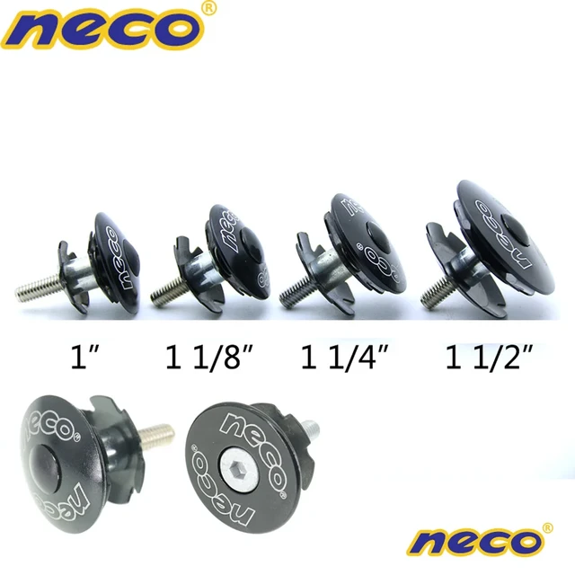 Neco Bike Headset Star Nut Stem Top Cap Cover cap bolt for fork 25.4 28.6 31.8 38.1 mm 1 1 8 1 1 4 1 1 2 AliExpress