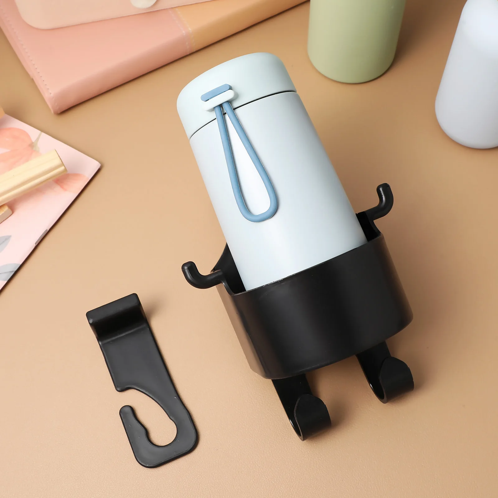 

2 pcs Car Cup Holder Water Bottle Hook Seat Back Organizer Headrest Drink Holder For Car Backseat Sturdy Plastic