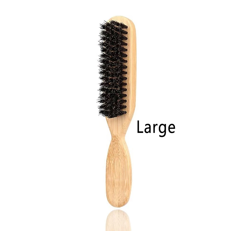 Bruine kam met puntige staartboren - unisex, glad en antistatisch, geen klitten, geen haarschade, thuisgebruik