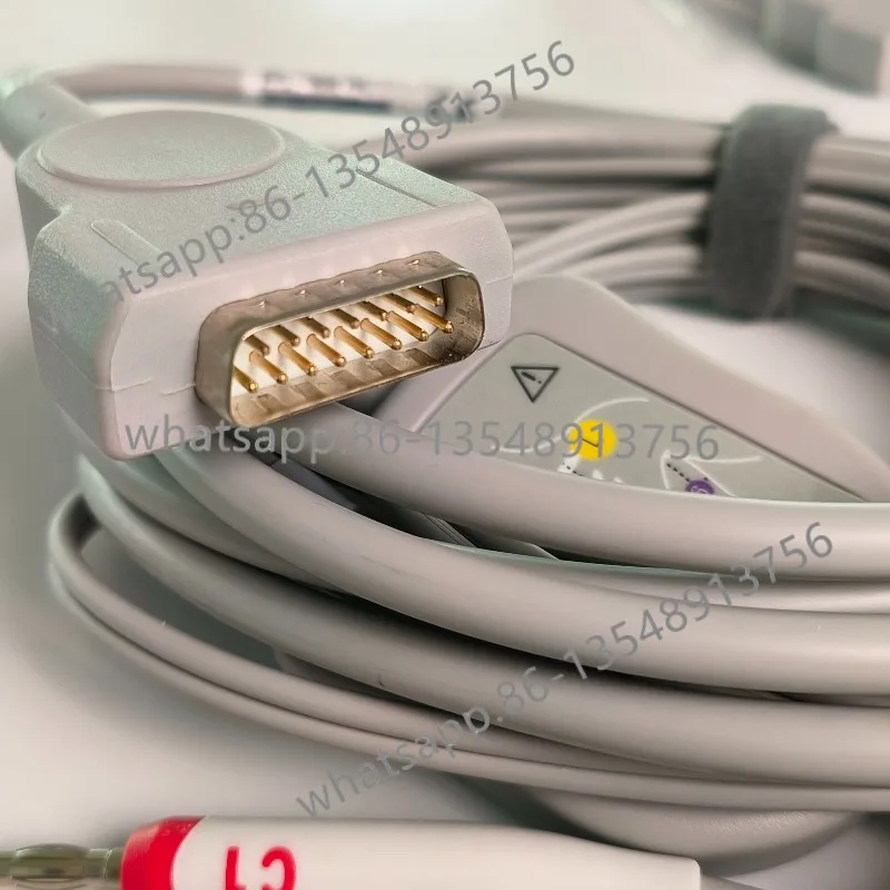 

The original ECG machine lead cable is suitable for MAC1200 MAC800 series, item number 2104726-001 factory direct sales.
