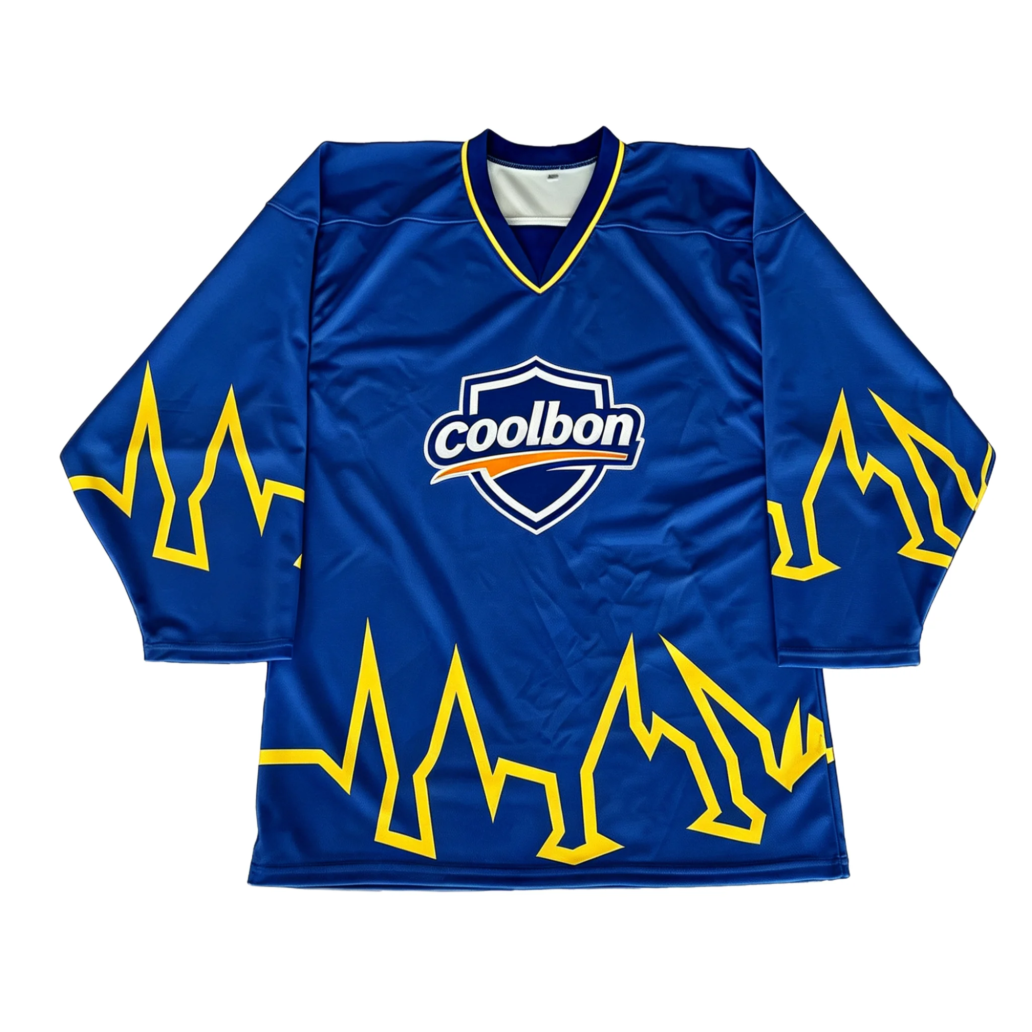 5PCS Colorful 3D Print V-Neck Ice Hockey Jersey Custom Sublimation Name Number Pattern Team Order Personalized Team Sportswear