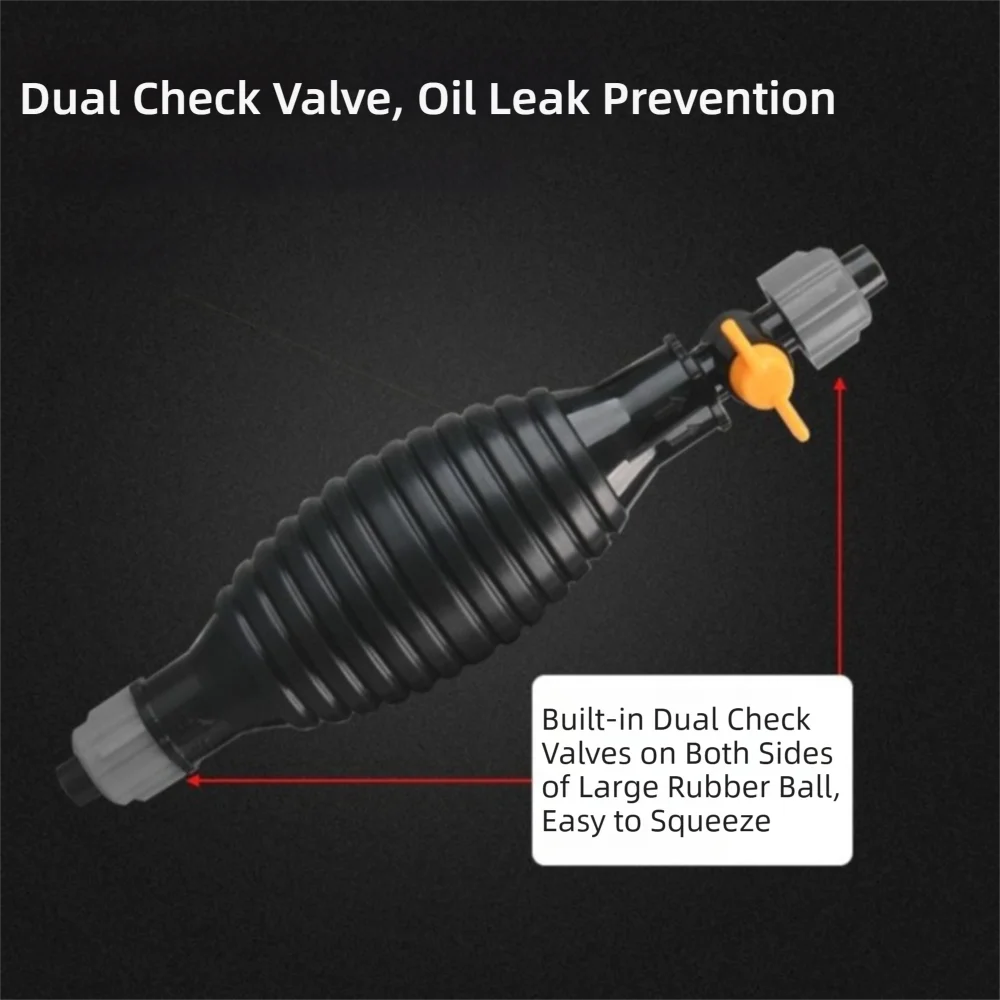 Syphon Transfer Portable Manual Fuel Pump Durable Multi-function Suction Device Petrol Transfer Pump Universal